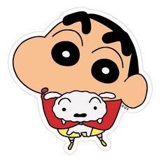 대원미디어 짱구와 하늘구경 아크릴톡, 짱구와흰둥이, 1개