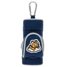 카카오프렌즈골프 클라우드9 캐디백 볼파우치 라이언, 네이비, 1개