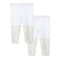 Uravi 女童蘿西蕾絲內搭褲 2件組