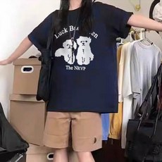 레몬소울 여성용 보이엘 프린팅 반팔 티셔츠 06803