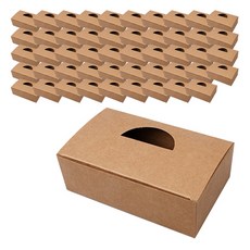 牛皮衛生塑膠包裝炸雞盒 小, 1入, 50個