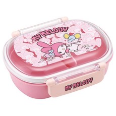 스케이터 마이멜로디 숨바꼭질 돔형 1단 라운드 도시락 360ml, 1개