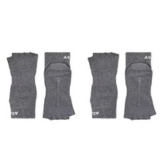 Asana 男士踝襪半趾瑜珈皮拉提斯襪 2雙