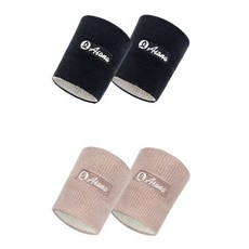 Asana 訓練運動壓縮手環 2 種 x 2p 套, Black+Berry Smoothie, 1組