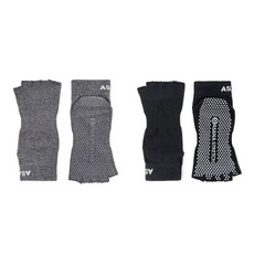 Asana 男士用半趾瑜珈皮拉提斯踝襪 2雙組