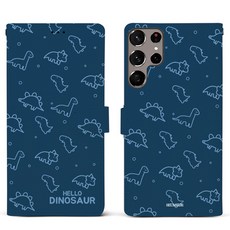 스메르 컬러다이노소어 디자인 가죽 다이어리 휴대폰 케이스