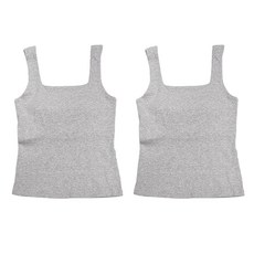 티에스에이치 스퀘어넥 리브드 브라탑 2p