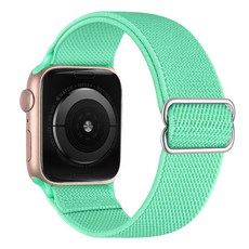 루아러블 애플워치 스트레치 스포츠 밴드 스트랩, 민트