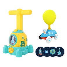 해피플레이 우주선 풍선 자동차, 그린, 1세트