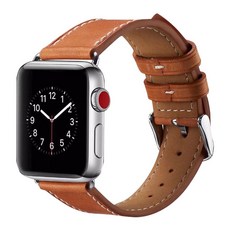 루아러블 애플워치 프리미엄 가죽 밴드 레더 스트랩, 카멜