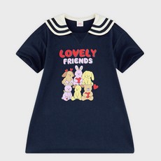 MARI N MORI 女童透氣俏皮水手連身裙