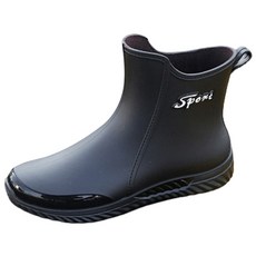 선빛 남성용 세틴스 숏 방수 장마 무지 미끄럼방지 레인부츠