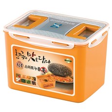 Living Sunday 韓國製 Nureum Cook 按壓保鮮盒, 12L, 1個