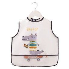 Ilsangsokbanzzak 嬰兒背心式防水圍兜, 鱷魚, 1件