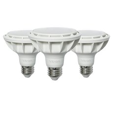LISHIN Vitson LED E26 擴散型燈泡 15W PAR30, 3個, 燈泡色