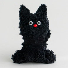 yarna 모루 고양이 인형 1마리 만들기 DIY 패키지, 1세트, 까미