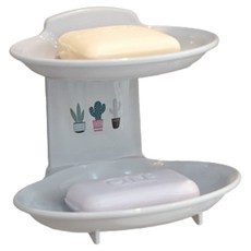 보노하우스 칵투스 다용도 위생선반 2단, 그레이, 1개