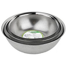 Kitchen-Art 打孔不鏽鋼球形濾網 3件組 STS-304, 單色, 1組