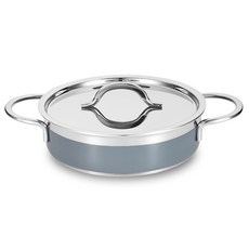 cookever IH電磁爐適用3層不鏽鋼雙耳燉鍋, 1個, 混色, 20cm