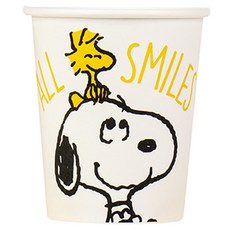 LiLFANT Peanuts微笑史努比家庭派對紙杯 283ml*100入組, 1組