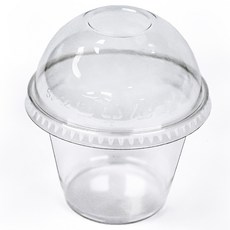 大成產業 270ml 甜點杯 + 蓋子套組, 50套, 1入