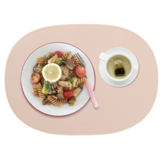 Diar 優質矽膠原創輕量餐桌墊, 柔粉色, 1個, 42.5 x 31 cm