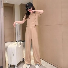 스타빈 여아용 사선포인트 여름 상하복 세트