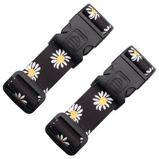 花紋行李箱防爆束帶 2條+收納袋組