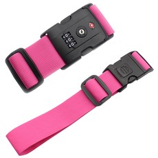 트래블큐브 TSA 비비드 여행가방 보호벨트 + 락버클 보조가방벨트 + 보관파우치 세트