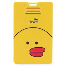 Axxen 胖胖鴨角色卡片型USB隨身碟 U38, 128GB