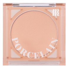 MERZY Porcelain 腮紅 自然活力膚色 輕薄小粉盒 高透明度, PB03 Stunning Coral, 1個