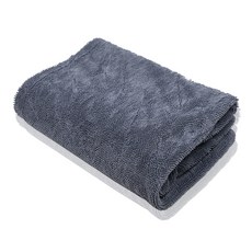 washncare 雙層麻花吸水洗車巾 大尺寸(90 x 70 cm), 1個, 灰色