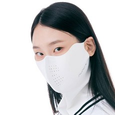 AVAVE 3D鋼線多合一防護運動高爾夫口罩, 白色, 1個