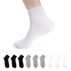 GANASOCKS 男士大尺碼短筒襪 10雙組