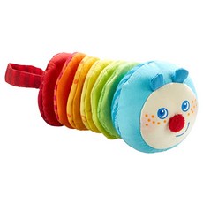 HABA 毛毛蟲Minna震動觸感娃娃 HB303192, 混色