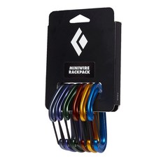 Black Diamond Miniwire 攀岩鉤環6件組, 6色, 1組