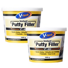 V-tech 補土填泥 白色 500g VT-460, 2個