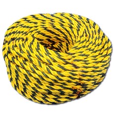 PP 老虎安全曬衣繩 12mm x 100m, 1個, 黃色