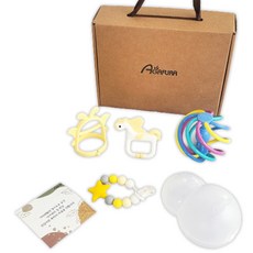 AGAFURA 嬰兒固齒器禮盒, 混合色, 6件組, 1套