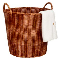 Alpha Commerce 籐製洗衣籃, 棕色