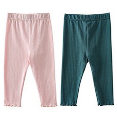 HARAROI 女童夏季寬版六分內搭褲2件組