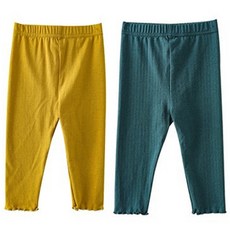 HARAROI 女童夏季寬版六分內搭褲2件組