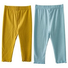 하라로이 여아용 썸머 통통 6부 레깅스 2종 세트