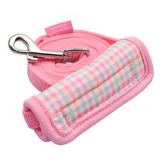 핑카홀릭 강아지 엘라 산책 리드줄 AL7808, 1개, 핑크