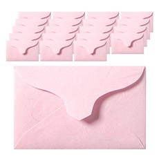 한지 명함 봉투, 스위트핑크, 20개