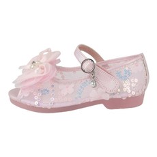 슈펜키즈 여아용 레인보우 라이팅 토오픈 구두 HPKWFE246G