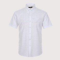 트레몰로 남성용 타이트핏 올오버 프린트 드레스 셔츠 TS4Y318101