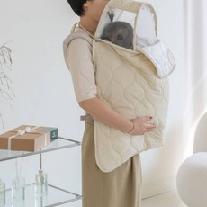 Ymmama 多功能防疫嬰兒背巾保暖, Ivory