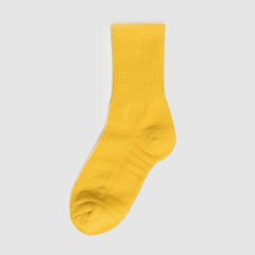 TECH SKIN 彩色系列高爾夫球襪, 1個, 黃色