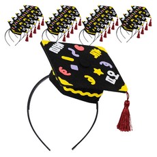 minhwashop 毛氈學士帽髮帶製作 UDPFB03301, 20個, 畢業